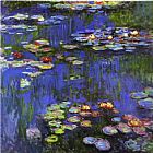 Claude Monet Water-Lilies 1914 painting